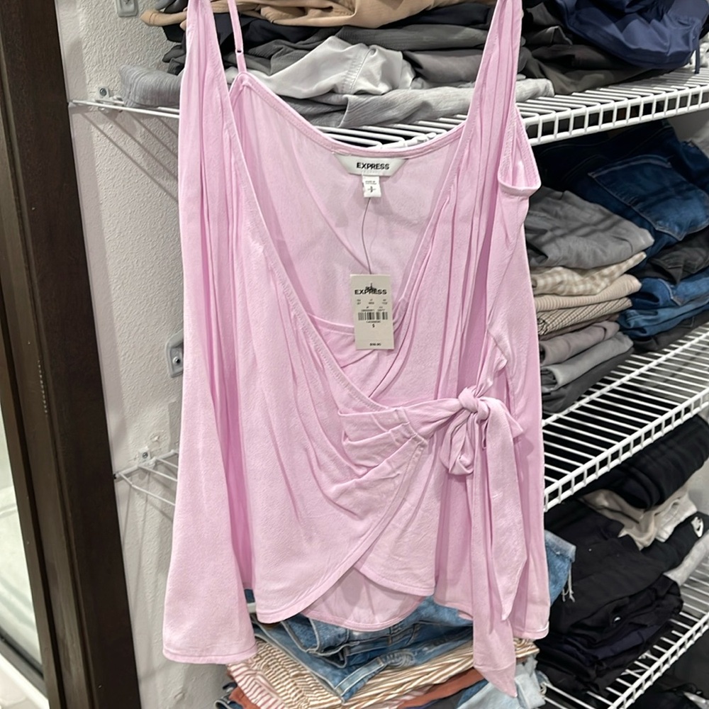 Express wrap tank top